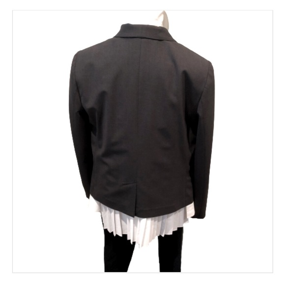 Brunello Cucinelli Dark Grey Wool Blazer Women Size IT46 - Picture 5 of 17